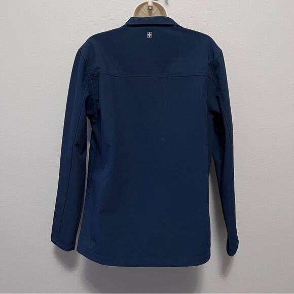 Swiss Tech Blue Zip Up Jacket Size S - Picture 5 of 7